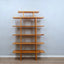 Libreria anni 70 (Modulares Bücherregal 70er) in larice naturale Meuble en mélèze naturel, Vintage room divider bookcase e Estantería modular trasformabile.