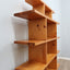 Ideal Form vintage modular bookshlef natural larch wood 1970s