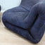 Claudio Vagnoni Pagru modular sofa for 1P. 1970s Italian space age sectional couch. Divano componibile design. Canapé modulaire vintage bleu.