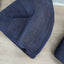 Claudio Vagnoni Pagru modular sofa for 1P. 1970s Italian space age sectional couch. Divano componibile design. Canapé modulaire vintage bleu.