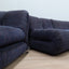 Claudio Vagnoni Pagru modular sofa for 1P. 1970s Italian space age sectional couch. Divano componibile design. Canapé modulaire vintage bleu.