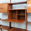 Libreria Modulare Teak Anni '60. Italian Mid-Century Teak Bookcase modulaire vintage design italien