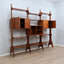 Libreria Modulare Teak Anni '60. Italian Mid-Century Teak Bookcase modulaire vintage design italien