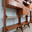 Libreria Modulare Teak Anni '60. Italian Mid-Century Teak Bookcase modulaire vintage design italien