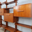 Libreria Modulare Teak Anni '60. Italian Mid-Century Teak Bookcase modulaire vintage design italien