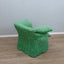 Postmodern armchair, Naj Oleari, 80s vintage italienisches Design, gesteppter Stoff CINI BOERI Fauteuil tissu matelassé
