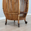 Vintage 1960s Carrello bar anni 60 rattan Italian Rattan Bar Cart, Chariot bar rotin Rattan Barwagen, Carrito de mimbre