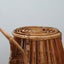 Vintage 1960s Carrello bar anni 60 rattan Italian Rattan Bar Cart, Chariot bar rotin Rattan Barwagen, Carrito de mimbre