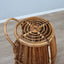 Vintage 1960s Carrello bar anni 60 rattan Italian Rattan Bar Cart, Chariot bar rotin Rattan Barwagen, Carrito de mimbre