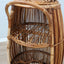 Vintage 1960s Carrello bar anni 60 rattan Italian Rattan Bar Cart, Chariot bar rotin Rattan Barwagen, Carrito de mimbre
