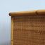Dal Vera rattan wardrobe for unique bedrooms. Armadio vintage in bamboo e legno massello. Armoire en rotin tressé. Vintage Bambus Schrank.