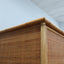 Dal Vera rattan wardrobe for unique bedrooms. Armadio vintage in bamboo e legno massello. Armoire en rotin tressé. Vintage Bambus Schrank.