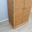 1970s Dal Vera rattan wardrobe / Armadio vintage in bamboo / Armoire en rotin italienne / Vintage Bambus Kleiderschrank