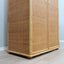 1970s Dal Vera rattan wardrobe / Armadio vintage in bamboo / Armoire en rotin italienne / Vintage Bambus Kleiderschrank