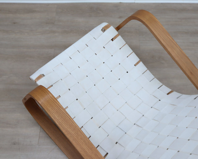 Crassevig dondolo, vintage rocking chair, mid-century modern, Italian design, space age armchair, chêne courbé, Schaukelstuhl Holz.