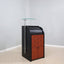 Vintage roller shutter cabinet Giorgetti 1980s