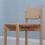 Vintage rustic dining chairs with straw seat 1970s