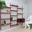 Vintage teak wall unit by Poul Cadovius, Denmark 1960s