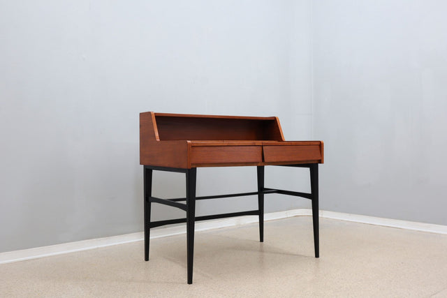 Mid century scandinavian writing desk in teak 1960s