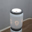 1970s Tronconi Murano glass totem floor lamp with chrome discs. Lampadaire totem verre Murano Tronconi 70s. Tronconi Muranoglas Stehleuchte 1970er.   