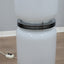 1970s Tronconi Murano glass totem floor lamp with chrome discs. Lampadaire totem verre Murano Tronconi 70s. Tronconi Muranoglas Stehleuchte 1970er.   