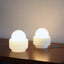 Vistosi table lamps to distinguish your living room. Coppia di lampade in vetro di Murano incamiciato vintage. Lampe en verre soufflé Vistosi.