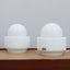 Vistosi table lamps to distinguish your living room. Coppia di lampade in vetro di Murano incamiciato vintage. Lampe en verre soufflé Vistosi.