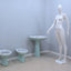 Vintage bathroom sanitary set made by Vitruvit 1970s