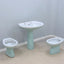 Vintage bathroom sanitary set made by Vitruvit in the 70s
