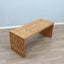 Vivai del Sud Anni '70 Bamboo & Rattan Bench bambou rotin banc Italian Minimalist Design