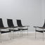 W. Katavolos T Chairs ICF 1980s, set of 4