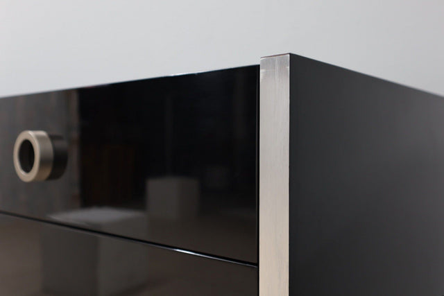 Vintage lacquered sideboard Mario Sabot 1970s