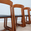 Set of 6 dining chairs Willy Rizzo for Mario Sabot, Italy 1970s