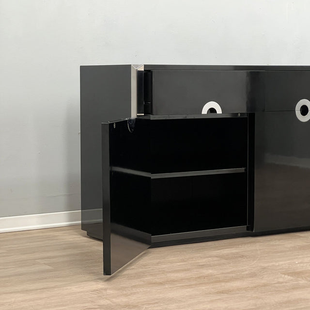 Vintage laminate sideboard cabinet Mario Sabot 1970s