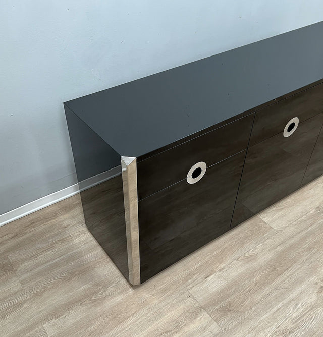Vintage laminate sideboard cabinet Mario Sabot 1970s