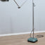 1960s unique upcycled industrial lamp. Articulated green hammertone light. Vintage verstellbare Stehlampe. Lampe d'atelier réglable. Luce officina.