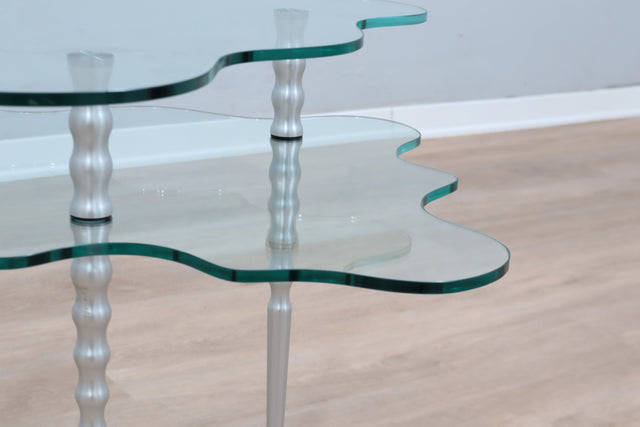 mendini post modern glass coffee table zanotta