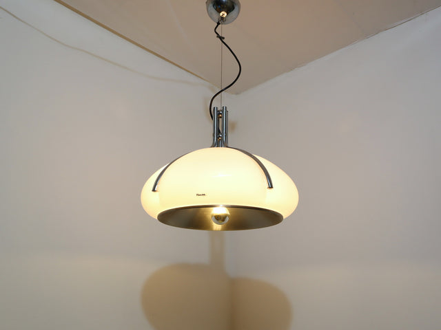 Lampada 'Quadrifoglio' Gae Aulenti  1970 Italian suspension iGuzzini lampe design Pendant Light 