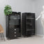 Pair of lacquered vintage cabinets 1970s
