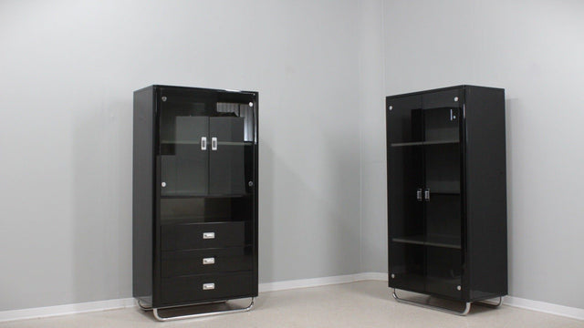 Pair of lacquered vintage cabinets 1970s