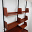 Mid-Century Italian modular wall unit with folding desk 1950s. The modular elements, crafted in teak veneer, include open shelves mobile teak anni 50, mobile anni 60
mid century teak wall unit, mid century italian furniture, mid century ceiling wall unit, mid century bookshelf, meubles anciens à vendre