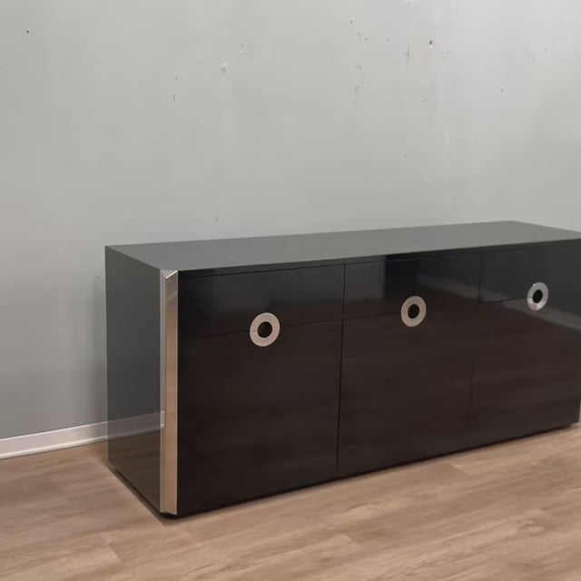 Vintage laminate sideboard cabinet Mario Sabot 1970s