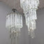 Venini 4 spiral triedri glass chandelier Venini 1980s