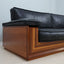 Vintage 3-seater leather sofà FRIGERIO 1970s