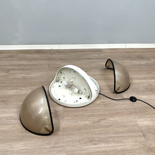 1970s Totum floor table lamp by Boccato Gigante Zambusi for Zerbetto Padova. Lampada vintage anni 70. Lampe de sol italienne. 1970er Leuchte.