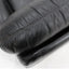 Sormani black leather vintage armchairs 1970s
