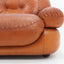 Italian vintage leather sofa by Mobil Girgi, 1970s