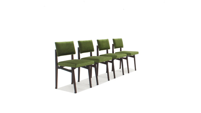 Franco Albini Luisella dining chairs set (4)