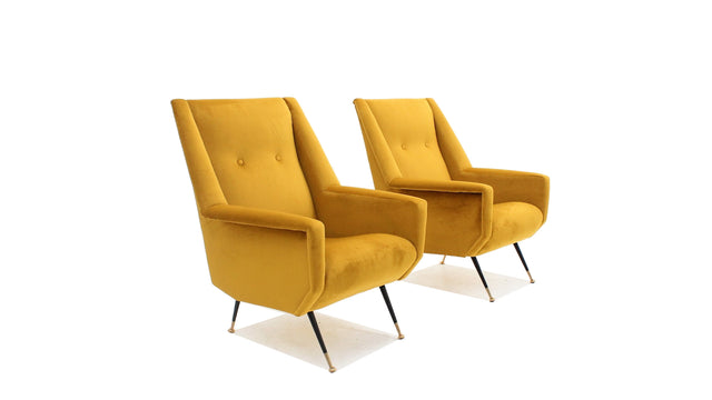 Mid century italian armchairs 1950s