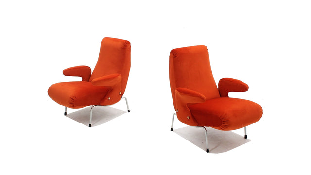 Delfino armchair Arflex 1950s, set of 2 